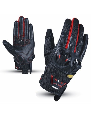 Guantes Air piel y textil mujer 2