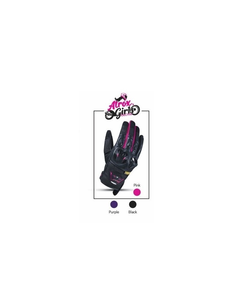 Guantes Air piel y textil mujer