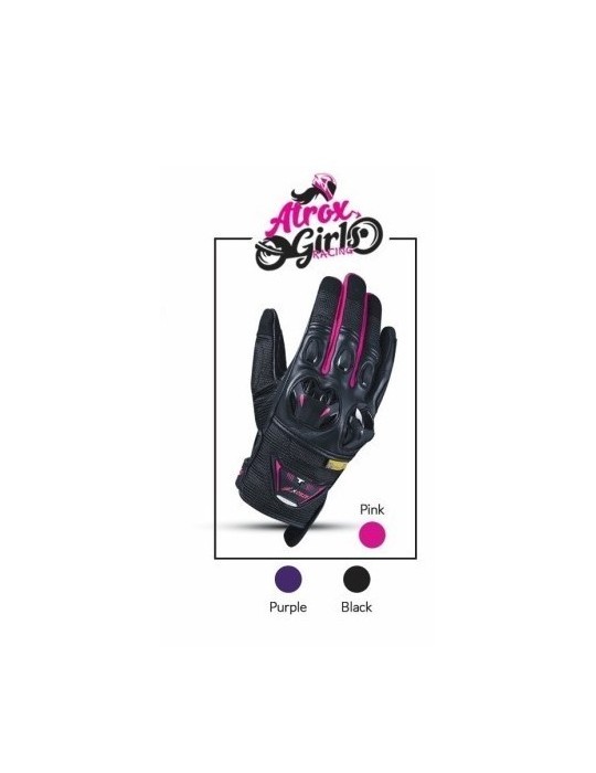 Guantes Air piel y textil mujer