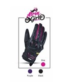 Guantes Air piel y textil mujer