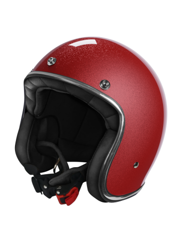 Casco Stormer Quartz red glossy