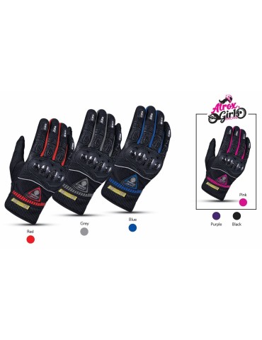 Air Mesh And Leather Gloves 2