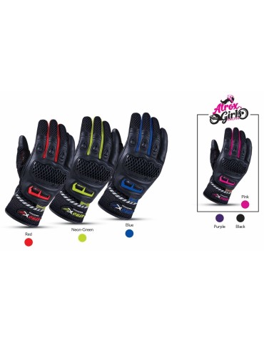 Air Mesh And Leather Gloves 2