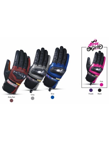 Air Mesh And Leather Gloves 2