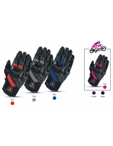 Air Mesh And Leather Gloves 2